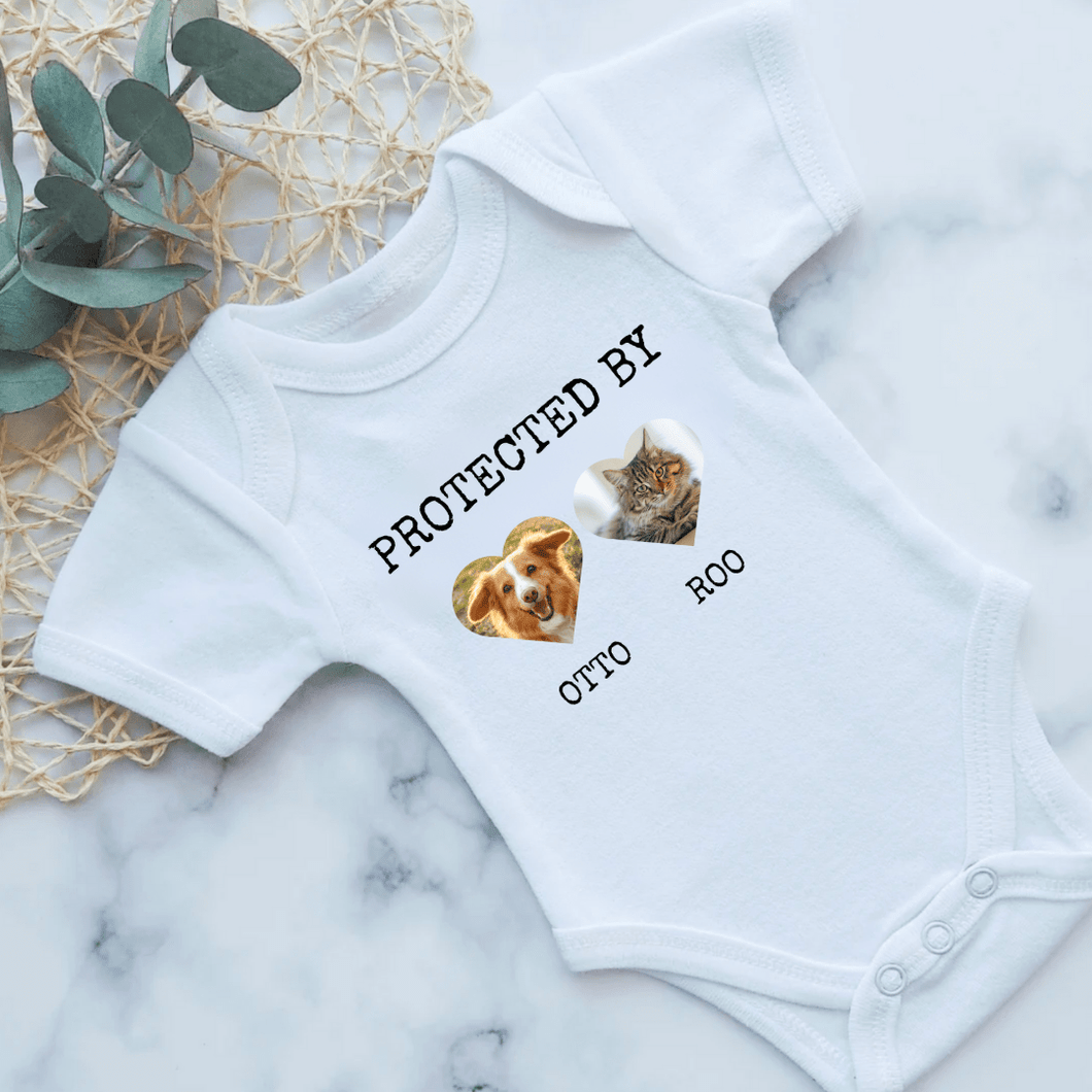 Protected by Pets Onesie