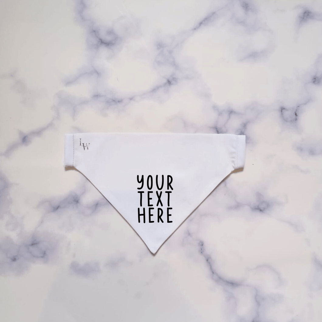 Custom Dog Bandana