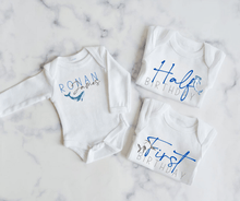 Load image into Gallery viewer, Ocean Mini Monthly Milestone Onesie Set
