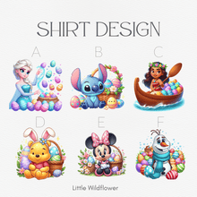 Load image into Gallery viewer, Girls Easter Character Kids Shirt
