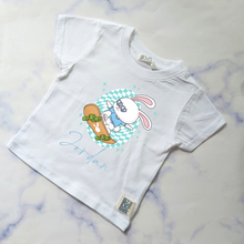 Load image into Gallery viewer, Skater Bunny Easter Kids Shirt
