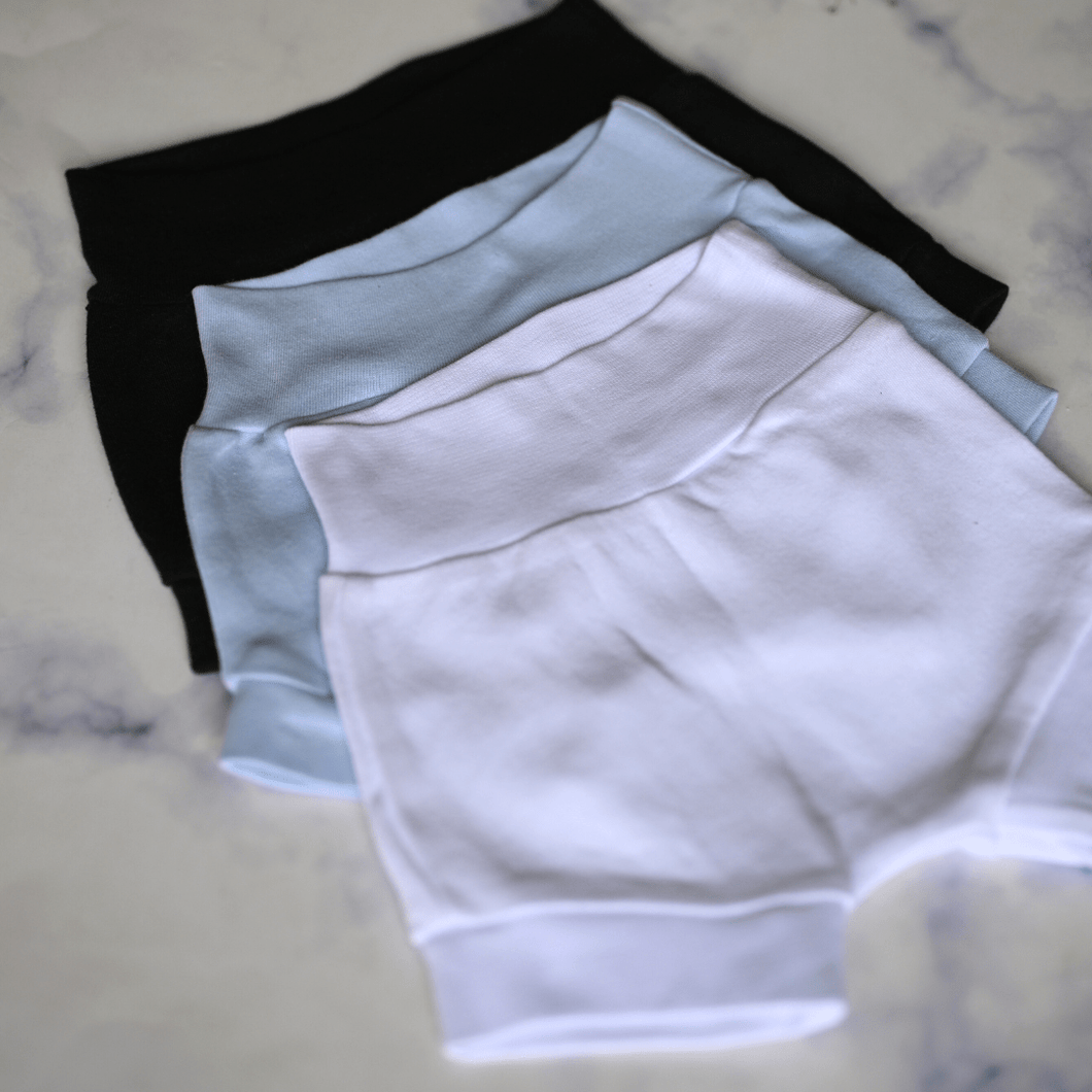 Cotton Cuffed Shorts