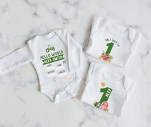 Load image into Gallery viewer, Farm Mini Monthly Milestone Onesie Set
