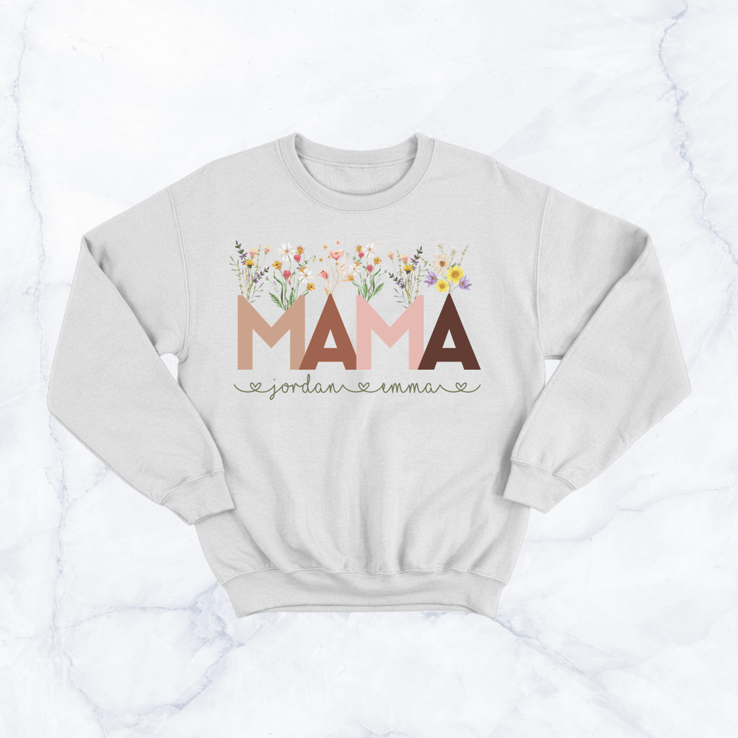 Floral Mama Crew Neck