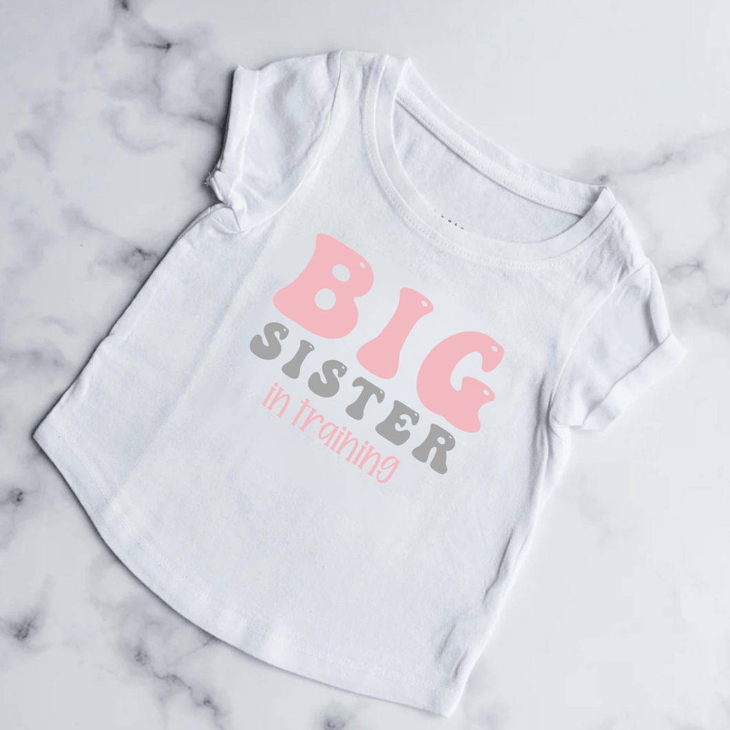 Big Sister In Training Kids Shirt