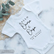 Load image into Gallery viewer, Hello Pregnancy Announcement Onesie
