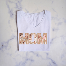 Load image into Gallery viewer, MOM Photo Collage Shirt
