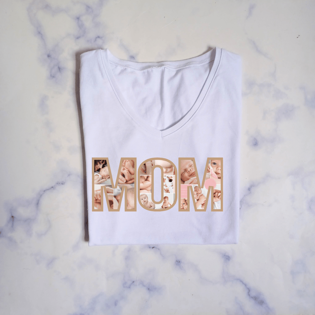 MOM Photo Collage Shirt