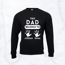 Load image into Gallery viewer, This Dad Belongs To Crew Neck
