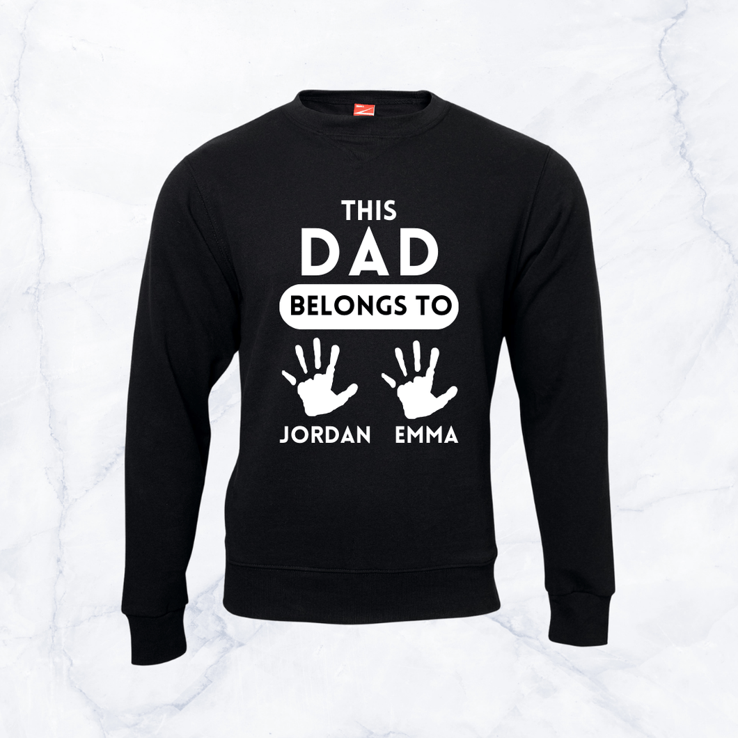 This Dad Belongs To Crew Neck