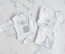 Load image into Gallery viewer, Floral Mini Monthly Milestone Onesie Set
