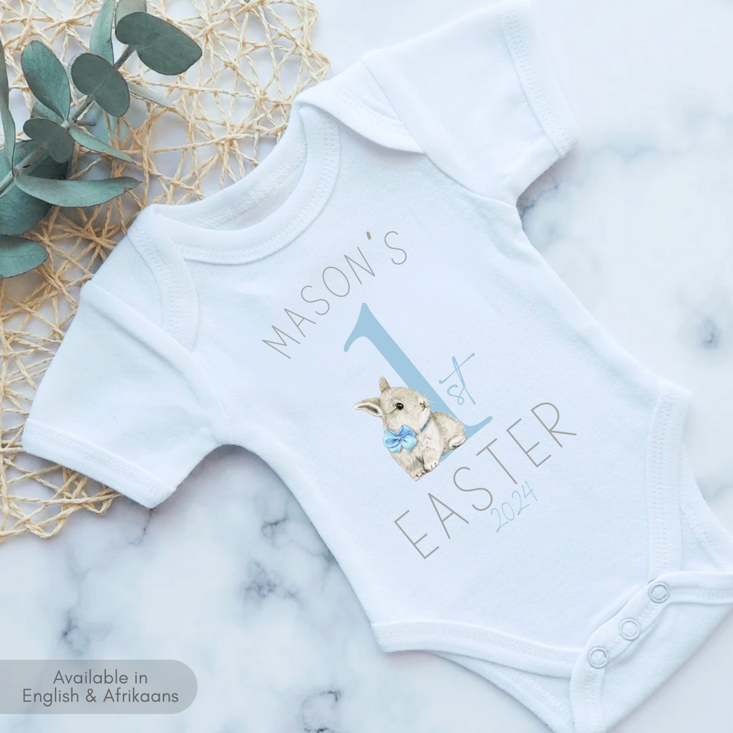 Blue Bunny Easter Onesie