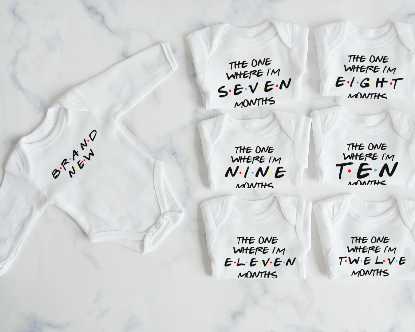 Milestone onesies popular